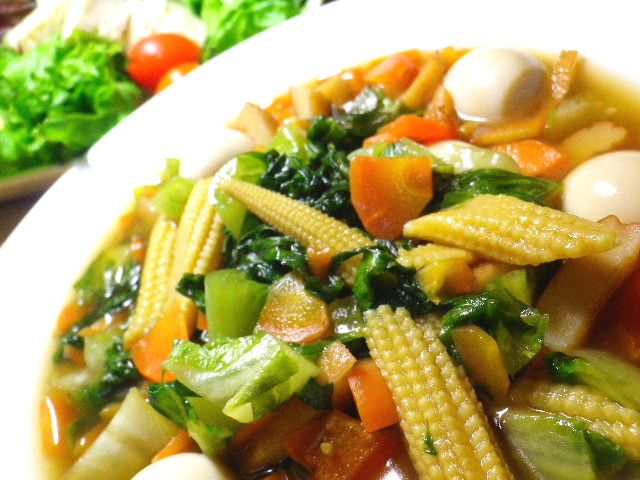 レタスの八宝菜