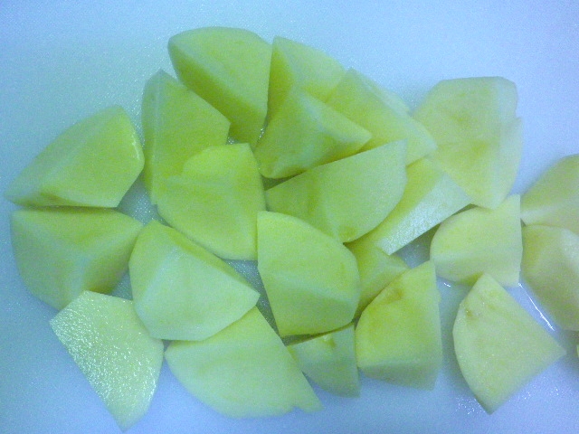 白菜とジャガイモの炒め煮