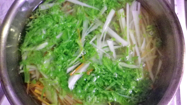 三色ナムル