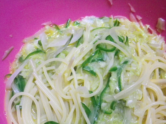 ヘルシー♪パスタオムレツ