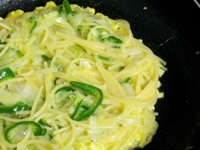ヘルシー♪パスタオムレツ